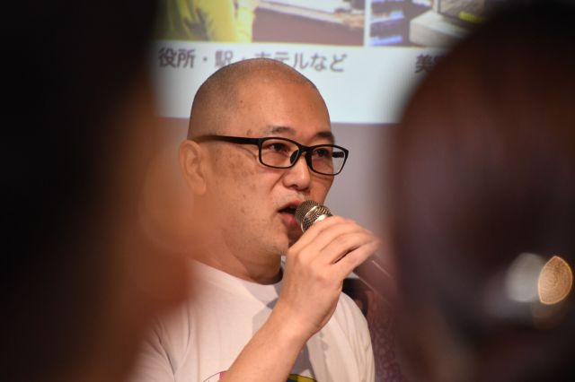 イベントで話す中村正樹さん