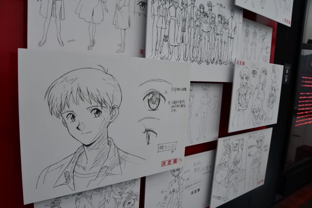 キャラクターデザインの設定資料