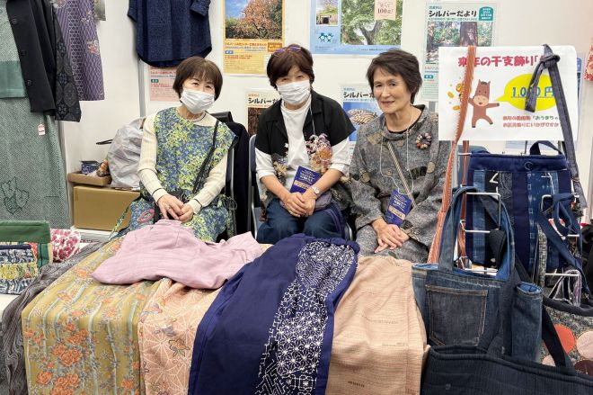 10月に開かれた「Tokyoシルバー50周年フェス」では、都内のシルバー人材センターのブースが出ていました