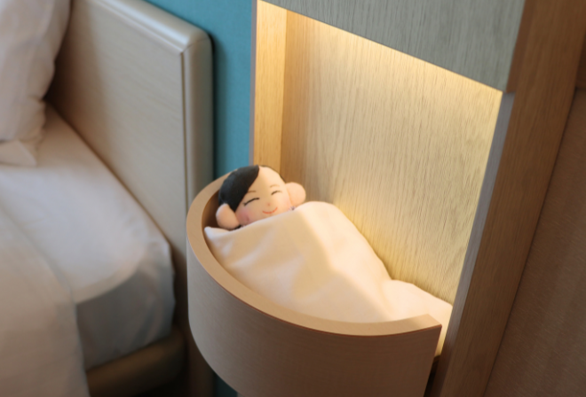 あのスペースで眠りにつくぬいぐるみ