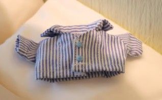 ぬいぐるみ専用に用意されるガウン