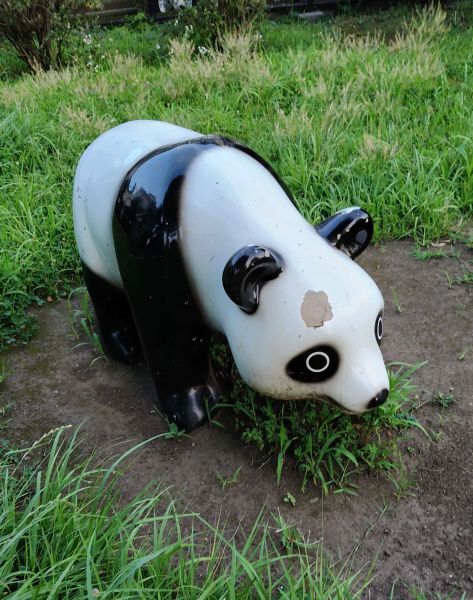 上祖師谷のパンダ公園にいる「パンダ」