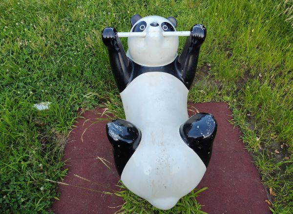 上祖師谷のパンダ公園にいる「パンダ」