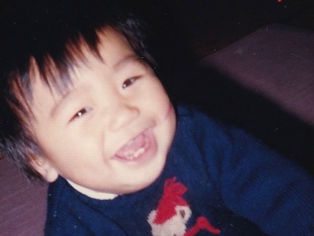 1歳の誕生日前日の杉本憲男さん