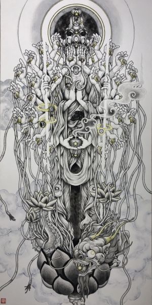 Oka Yukaさんの作品「センジュカンノンテキナモノ」