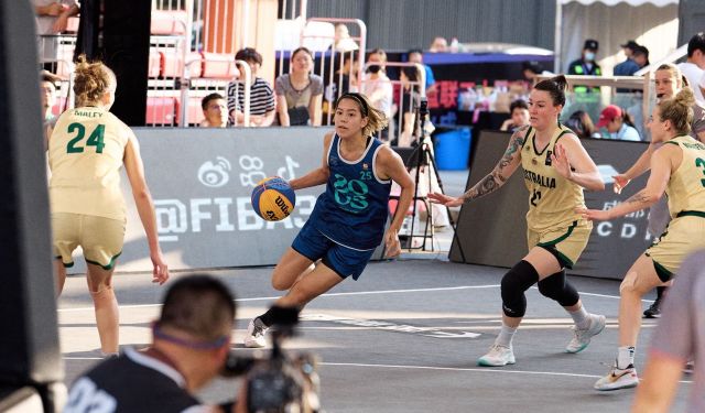 3x3でプレーする桂さん