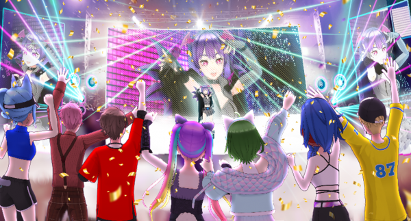 バーチャル大阪駅でのライブ配信のイメージ