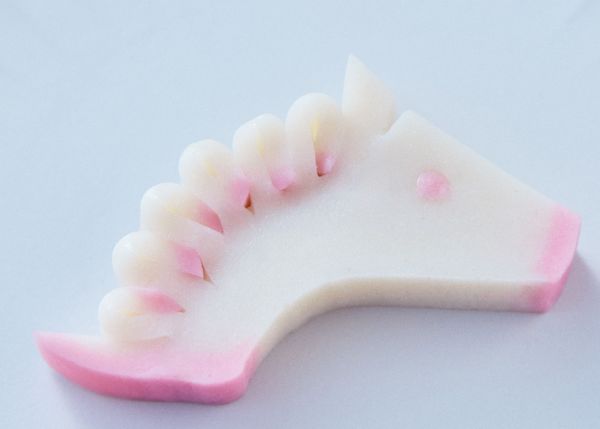 かまぼこ一切れで表現した「午」