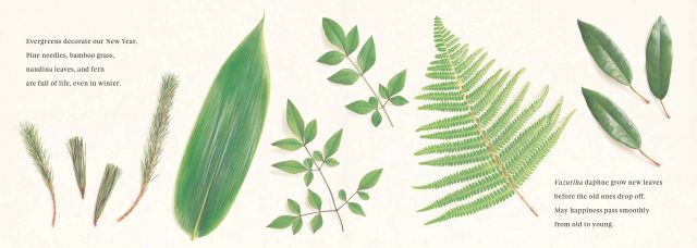 『おせち』日本語版（上）と英語版（下）＝福音館書店提供