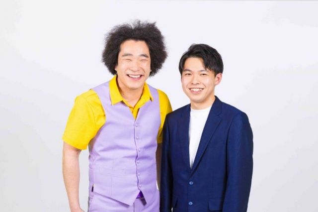 アホガード（左：しゅうご、右：岡本）＝グレープカンパニー提供