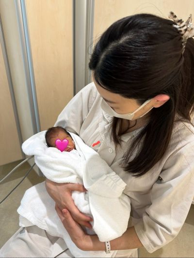 静まなみさんと長女