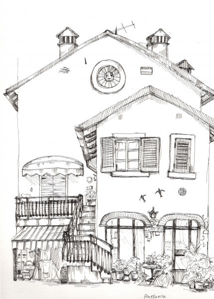 イタリアでのスケッチ