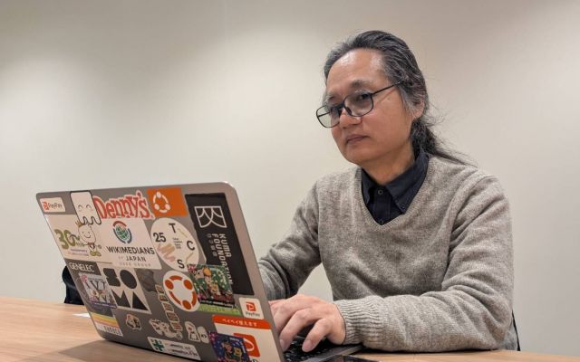 キメ顔をする梅本さん