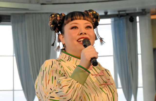 地元・茨城県の水族館でトークイベントをした渡辺直美＝2024年、富永鈴香撮影