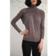 25 JANVIER BY YUKIKO DRAPE HI-NECKED TOPS