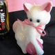 置物0002（ローソク）ピンクねこ