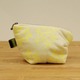 [ennhut]クシュポーチ　SUN+flower/yellow