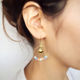 パステルフープシェルピアス