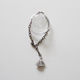 silky chain x tassel bracelet