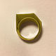 Triangle ring_指輪 | インデックスリング  yellow silver