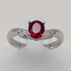【1点物】プラチナ 希少！大粒ルビーリング【ルビー0.75ct】