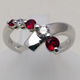 【1点物】プラチナ ルビーリング【ルビー0.29ct】