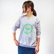 7分袖チュニック Techno Elephant　Gray グレー