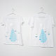 Tシャツ ミラーボールとホタルイカ 白 White