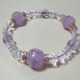 ライトカラーアメジストのブレスレット