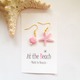 ヒトデとshellのマーメイドピアス?pink