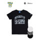  [AUD1591]  Audience UCLA  UNIVERSITY OF CALIFORNIA LOS ANGELES  三素材混カレッジプリント半袖VネックTシャツ 