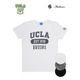  [AUD1586] Audience UCLA  UCLA EST.1919 BRUINS  三素材混カレッジプリント半袖クルーネックTシャツ 