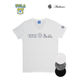  [AUD1589] Audience UCLA  UCLA  ロゴ三素材混カレッジプリント半袖VネックTシャツ 