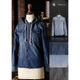 【SALE】[AUD1375] Audience ヴィンテージウォッシュ長袖デニムフードシャツ [Lady's]