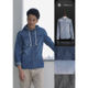 【SALE】[AUD1375] Audience ヴィンテージウォッシュ長袖デニムフードシャツ