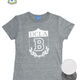  [AUD1593]  Audience UCLA  UCLA B  エンブレム三素材混カレッジプリント半袖クルーネックTシャツ 