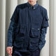 【wisdom】Multi Pocket Splicing T-Shirts(NAVY)/ ウィズダム マルチポケット Tシャツ(ネイビー)