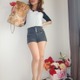 Flor)ハイウエストShort-Pants fl607