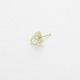 Green Grossular Rock Earring