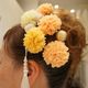 ビタミンカラーマムのティアラ風ヘッドドレス〜Tiare du chrysanth?me〜