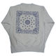 BANDANA CREW NECK SWEAT(ASH GLAY)