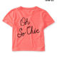 Oh So Chic Crop Graphic T
