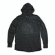 【Sale Item】Words Logo Hooded L/S Tee “45 MILLIMETER” (Black × Black)