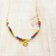 Smile Beads Necklace -MULTI- A