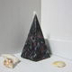 五角錐キャンドル　ドット柄