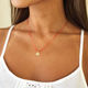 Sand Doller Silk Code Necklace　サンドダラーシルクコードネックレス
