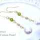 [Astre] コットンパール&スワロフスキーのピアス　CACTBSUS002