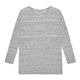 【GEORGE & NINA】Neptune Organic Cotton Flecked グレーロング レディーストップス：AA005