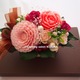 ●ソープカービングフラワー横6500　△写真をクリックして詳細確認下さい。（薔薇／マーガレット）