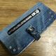 !サマーセール30%OFF! 1点物 iPhone5/5s用 ビンテージデニム手帳型ケース SP15IC1008